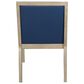 Regency Global Sourcing Regent WallGuard Guest and Reception Side Chair with Navy Blue Cushion in Noble Oak, , large
