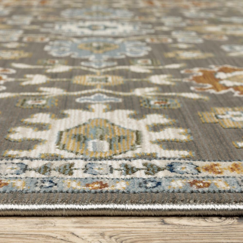 Oriental Weavers Keira Grey and Multicolor 5&#39;3&quot; x 7&#39;6&quot; Area Rug, , large