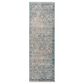 Surya Solar 3" x 9"10" Gray, Teal, Dark Blue, Light Gray, Charcoal and Mustard Runner, , large