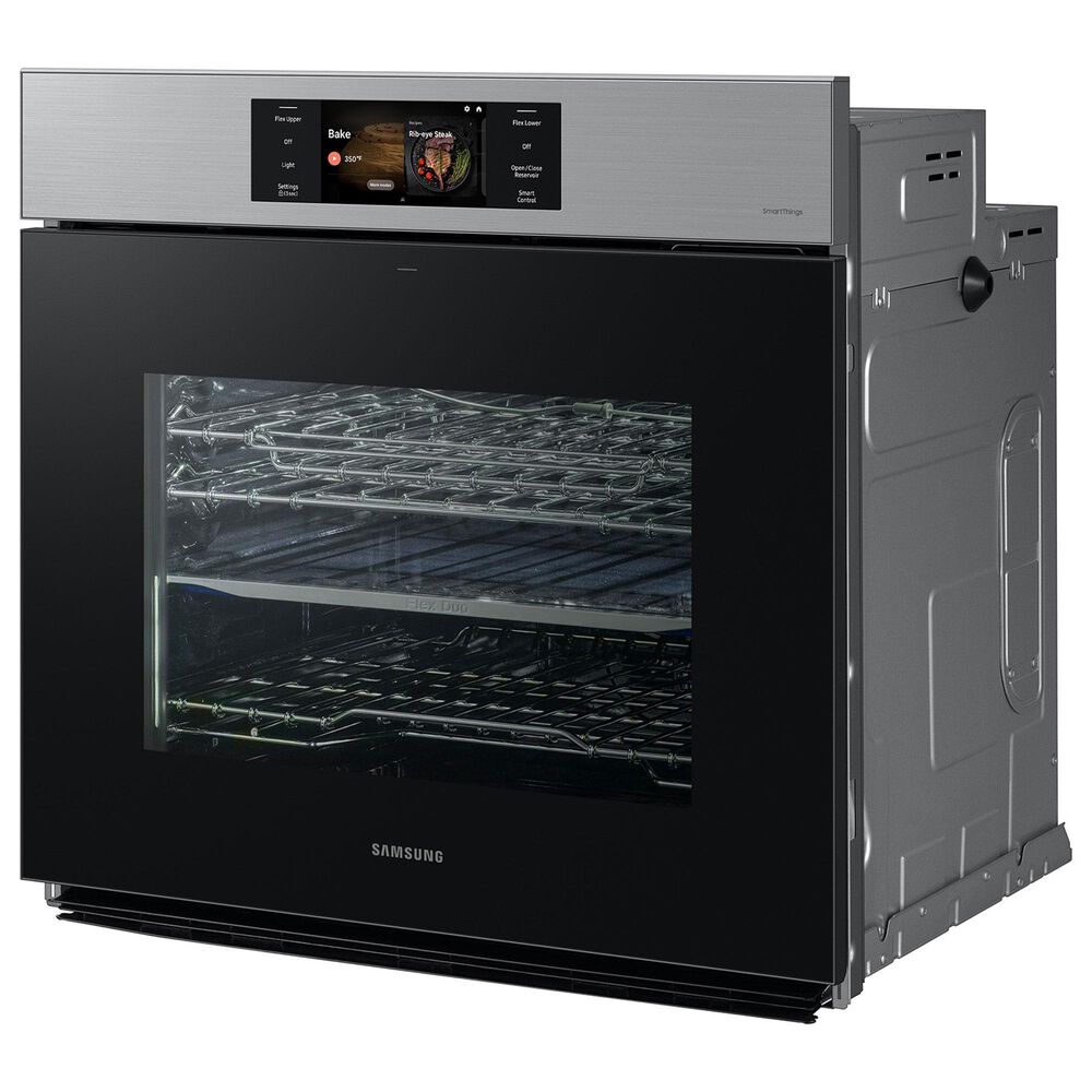 Samsung 2-Piece Kitchen Package with Bespoke 30" Single Wall Oven and 30" Electric Cooktop in Stainless Steel, , large