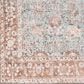 Surya Colin 2"7" x 10" Light Blue, Tan, Orange, Brown and Cream Runner, , large