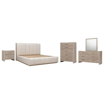 Urban Home Gardenia 5-Piece King Bedroom Set in Chai, , large
