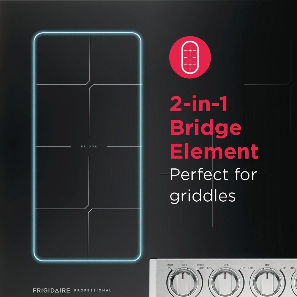 Frigidaire Professional Professional 2-Piece Kitchen Package with 30" Double Wall Oven and 36" Induction Cooktop in Stainless Steel, , large