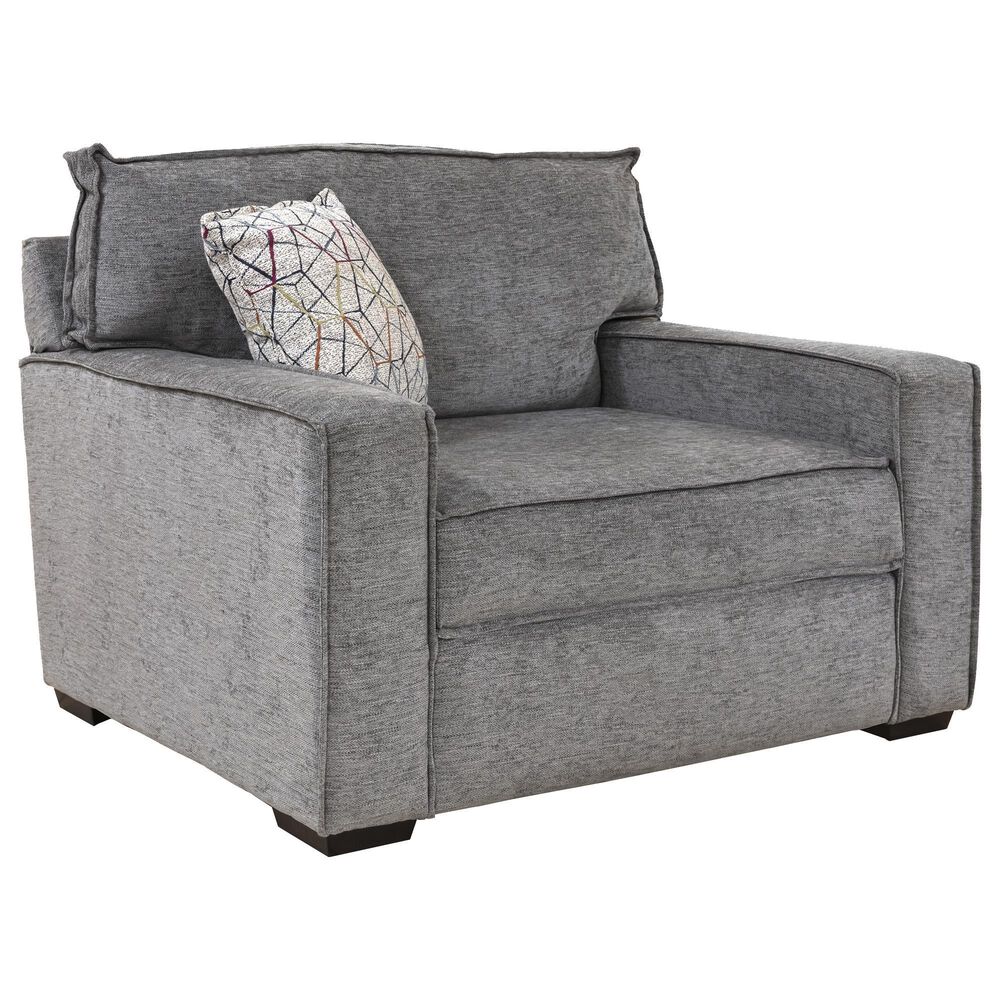 Ball Creek Designs Lyndon Chair and a Half in Brevard Greys NFM