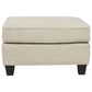 Ashley Abinger Ottoman in Natural, , large
