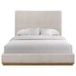 Sterling Timber Elure 5 Piece Queen Upholstered Panel Bedroom Set in Latte, , large