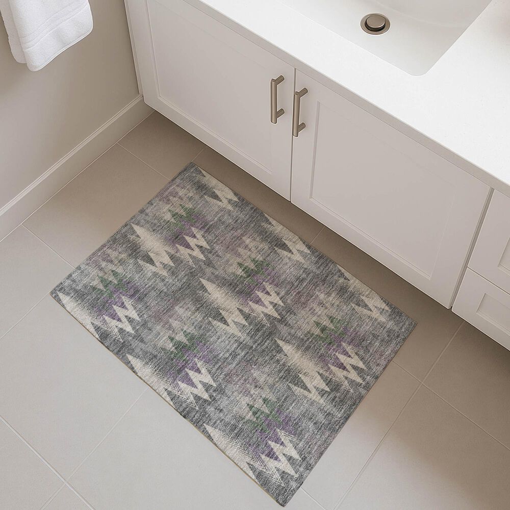 Dalyn Rug Company Soft Essentials Pewter 1'8" x 2'6" Area Rug, , large