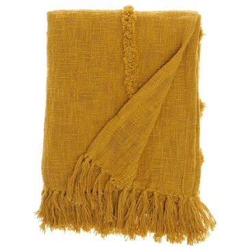 Nourison Life Styles Throw in Mustard, , large