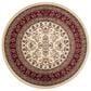 Safavieh Lyndhurst 8" Round Ivory and Red Area Rug, , large