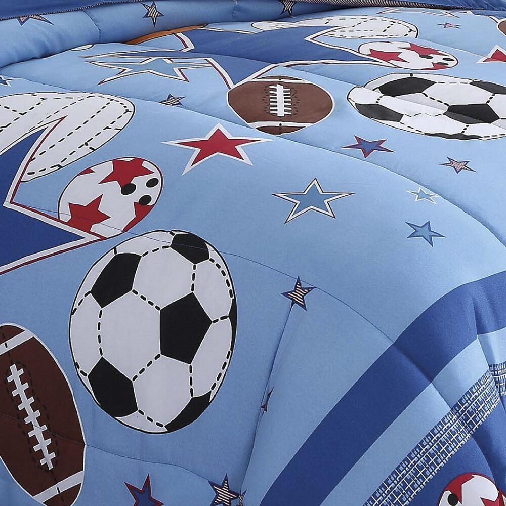Pem America Sports and Stars 2-Piece Twin Comforter Set in Blue, , large