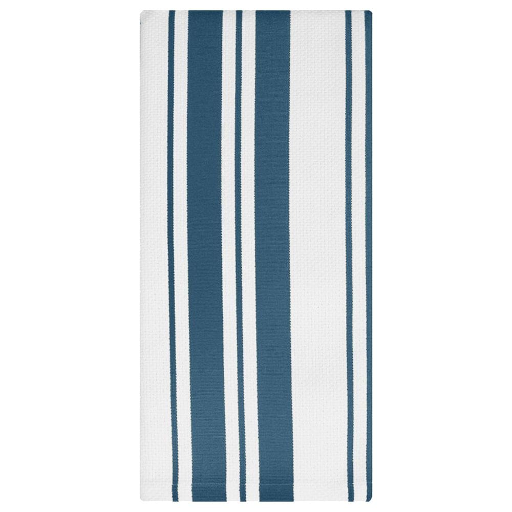 Mukitchen Basket Weave Dish Towel in Tide, , large