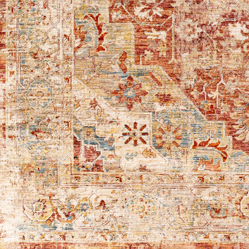Surya Aspendos 10&#39; x 13&#39;11&quot; Rust, Burgandy, Dusty Pink, Dark Blue, Wheat, Taupe, Gray, Black and Cream Area Rug, , large