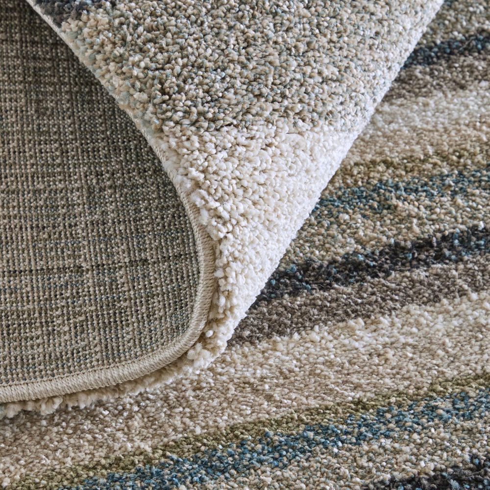 Feizy Richmond Navy and Gray 5&#39; x 7&#39;6&quot; Area Rug, , large