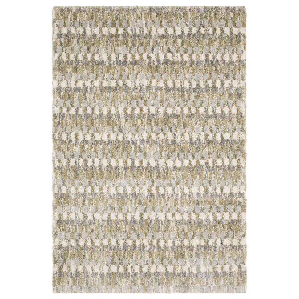 Oriental Weavers Aspen Gold and Grey 7"10" x 10"10" Area Rug, , large