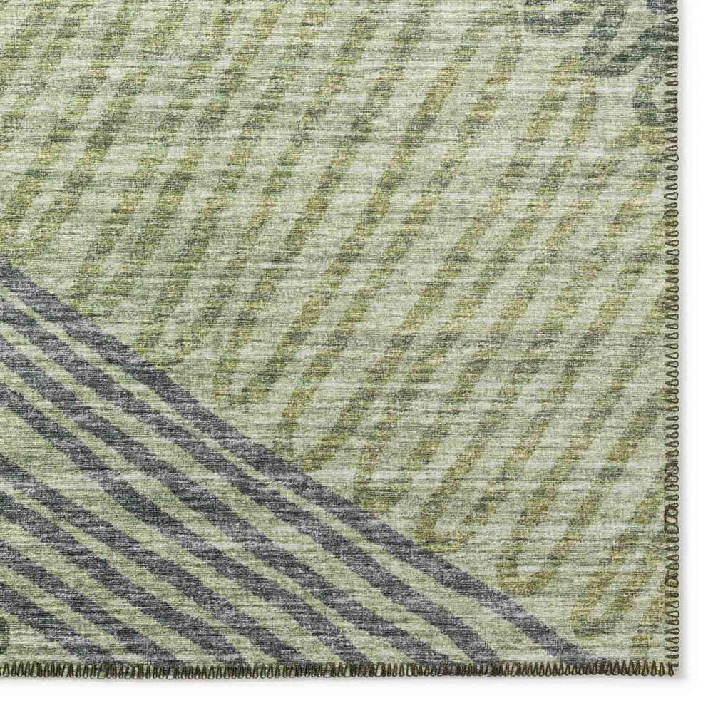 Dalyn Rug Company Sedona Floral 2&#39;3&quot; x 12&#39; Moss Indoor/Outdoor Performance Runner, , large