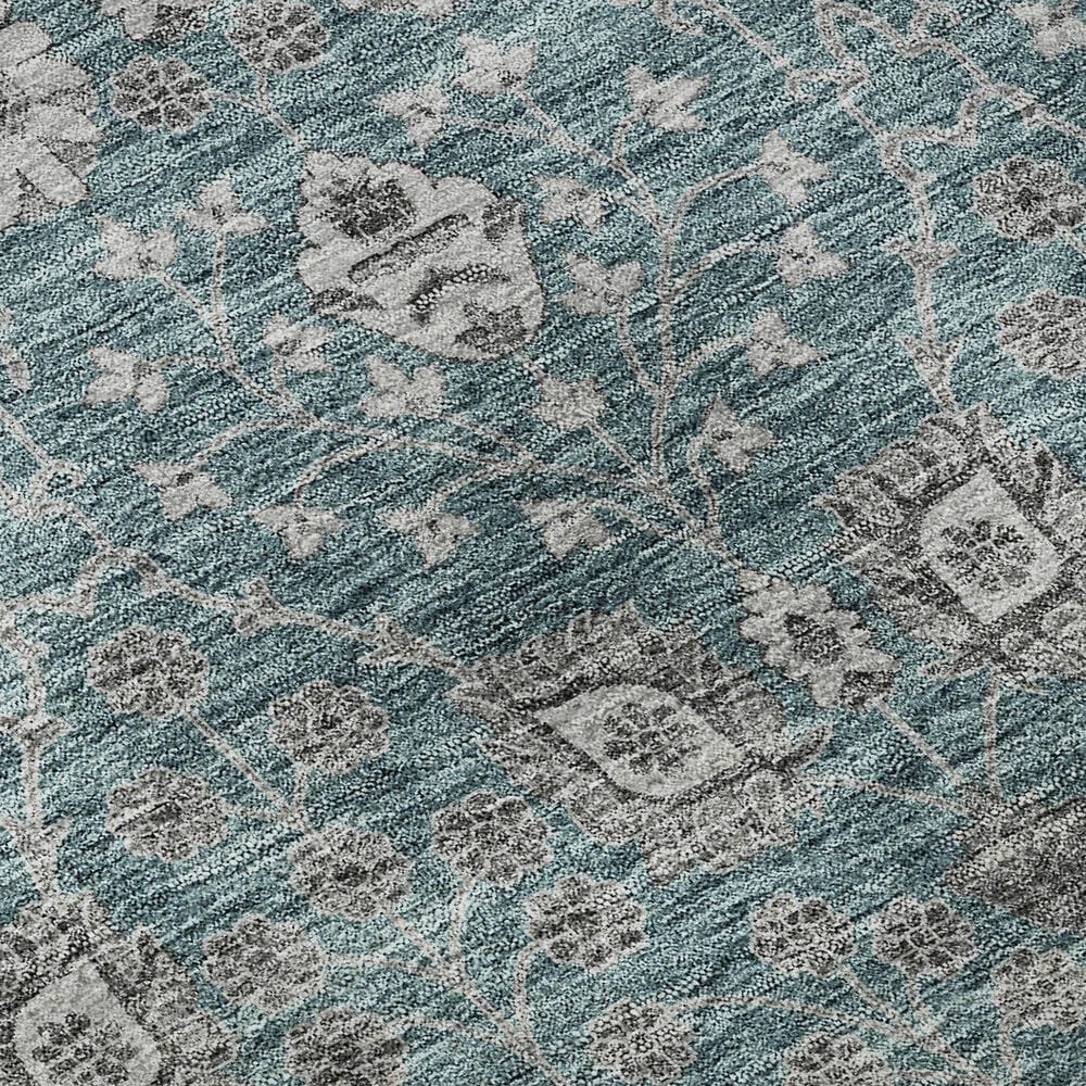 Dalyn Rug Company Hatay HY8 2&#39;3&quot; x 7&#39;6&quot; Teal Runner, , large