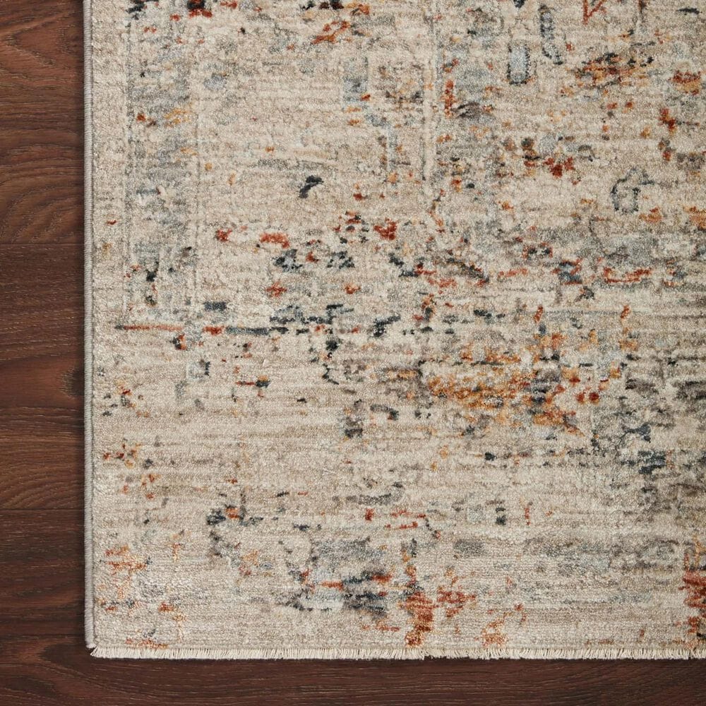 Loloi Axel 4&#39; x 5&#39;7&quot; Silver and Spice Area Rug, , large