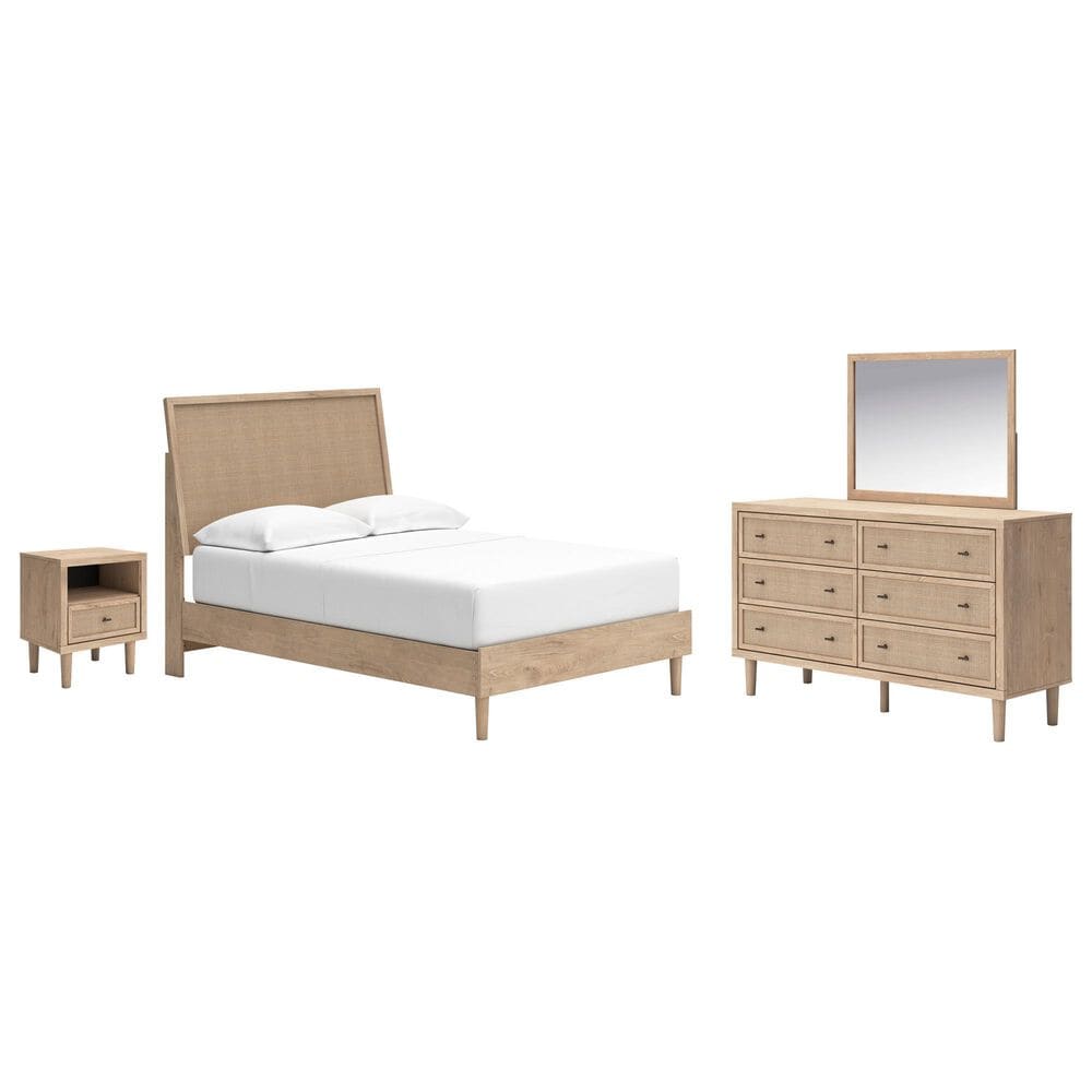 Ashley Cielden 4-Piece Full Platform Bedroom Set in Two Tone, , large