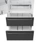 Sub Zero Designer 20.4 Cu. Ft. Over and Under Refrigerator with Left Hinge in Panel Ready, , large