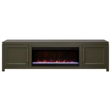 Legends Home The Cove 95" Fireplace Console with Fireplace Insert in Shadow Grove, , large