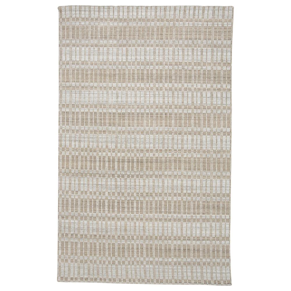 Feizy Odell 5" x 7"6" Tan and Silver Area Rug, , large