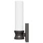 Hunter Lenlock 1-Light Wall Sconce with Cased White Shade in Noble Bronze, , large