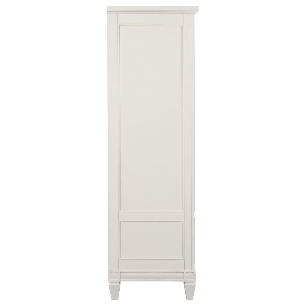 Nicolette Home Willowbrook Queen Panel Bed with Upholstered Headboard with Dresser, Chest, and Two Nightstands in Egg Shell White, , large