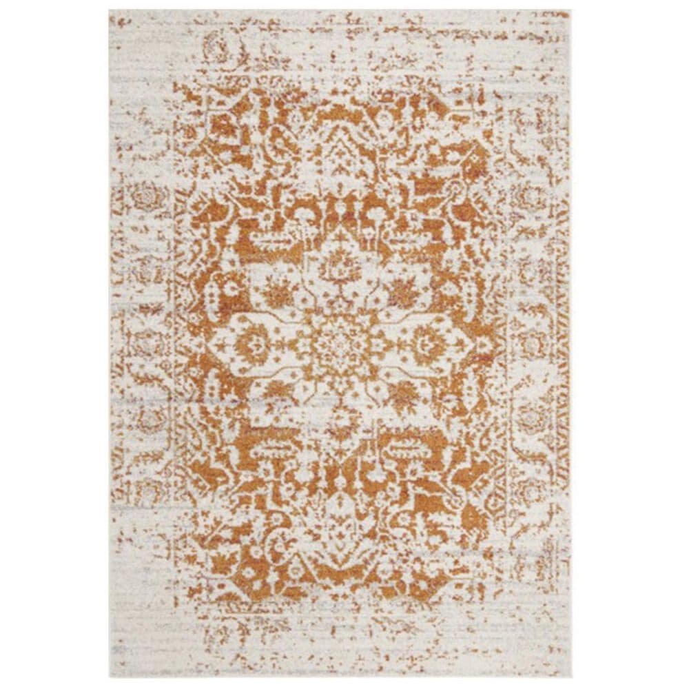 Safavieh Madison MAD603P 3" x 5" Orange and Ivory Area Rug, , large
