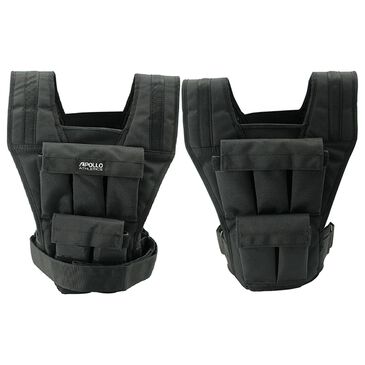 Apollo Athletics, Inc. Adjustable 20 Lbs Weighted Workout Vest in Black, , large