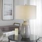 Uttermost Monacan Table Lamp in Neutral Gray, Taupe and Rust Brown, , large