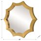 Uttermost Flare Mirror in Brushed Brass, , large