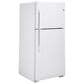 GE Appliances 19.2 Cu. Ft. Top Freezer Refrigerator with Reversible Door in White, , large