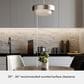 Hunter Station 2-Light Pendant in Brushed Nickel, , large