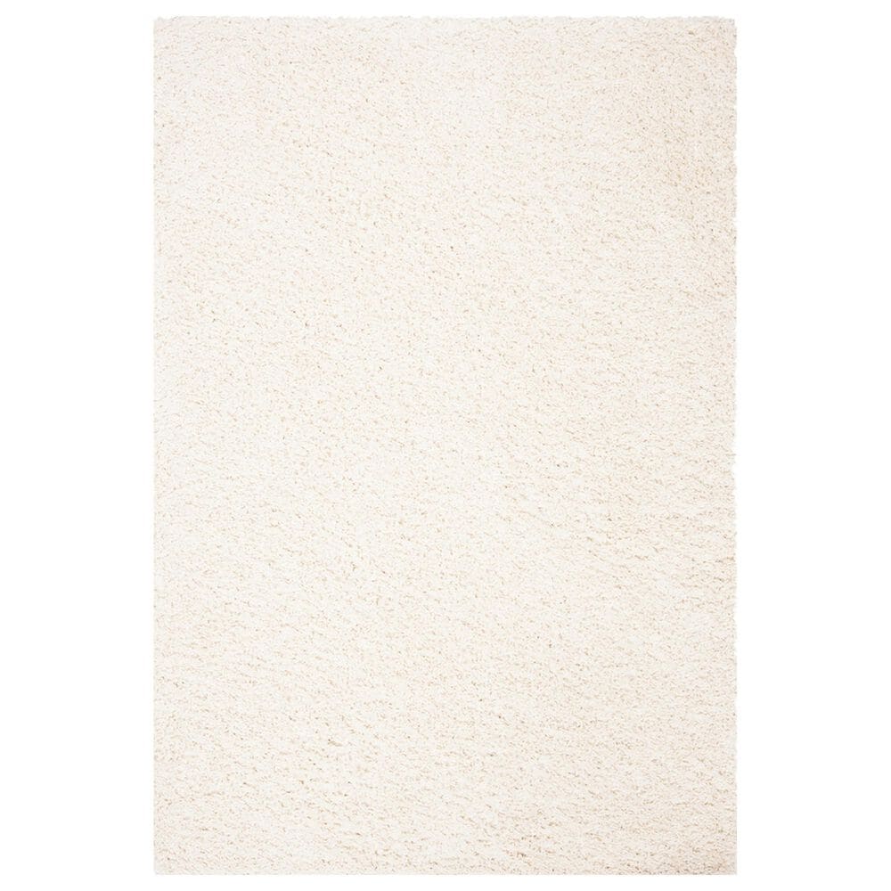 Safavieh August Shag AUG200C 9" x 12" Ivory Area Rug, , large