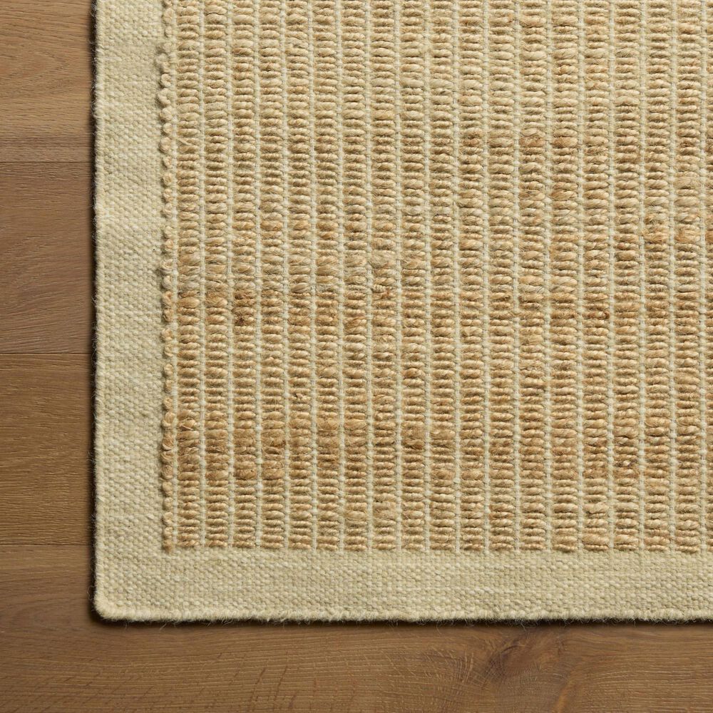 Amber Lewis x Loloi Lilah Natural and Antique Ivory 2'6" x 7'6" Runner, , large