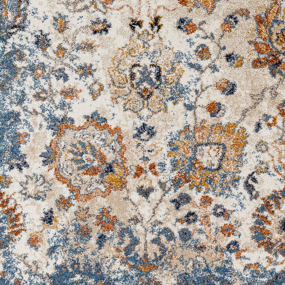 Surya Tuscany TUS-2331 Blue, Cream, Brown, Dusty Coral, Light Beige, Gray, Dark Blue and Bright Yellow 12&#39; x 15&#39; Area Rug, , large