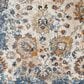 Surya Tuscany TUS-2331 Blue, Cream, Brown, Dusty Coral, Light Beige, Gray, Dark Blue and Bright Yellow 12" x 15" Area Rug, , large