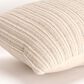 Rizzy Home 14" x 26" Down Filled Lumbar Pillow in Neutral, , large