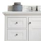 James Martin Vanities Palisades 48" Single Bathroom Vanity in Bright White with 3 cm Ethereal Noctis Quartz Top and Rectangular Sink, , large