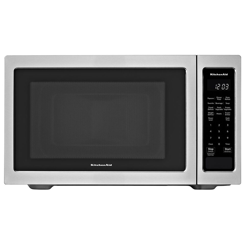 KitchenAid 1.6 Cu. Ft. 1200 Watt Countertop Microwave Oven in Stainless Steel, , large