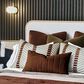 Eastern Accents Rufus 27" Square Euro Sham in Zeta Copper and Hamish Almond, , large
