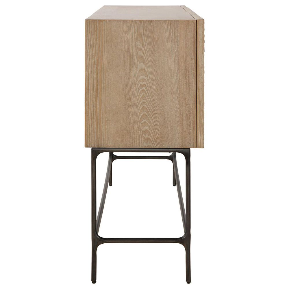 Uttermost Lunar 4-Door Cabinet in White and Black, , large