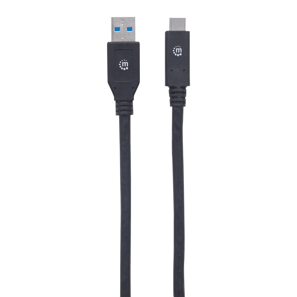 Manhattan 10" USB 3.1 Gen 1, Type-A Male to Type-C Male, 5 Gbps in Black, , large