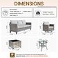 HOMLUX 8-Piece Outdoor Patio Furniture Set in Grey, , large