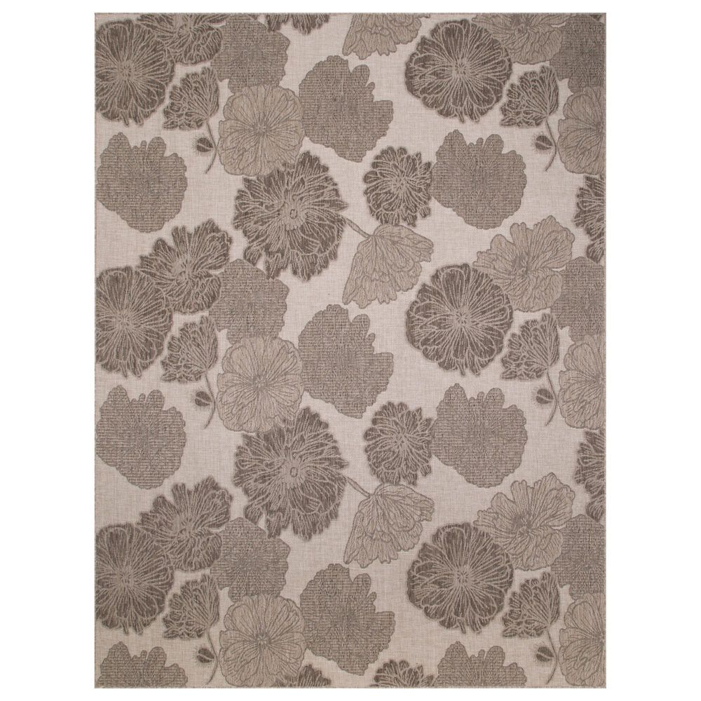 Nourison Garden Oasis Natural 8&#39; x 10&#39; Indoor/Outdoor Area Rug, , large