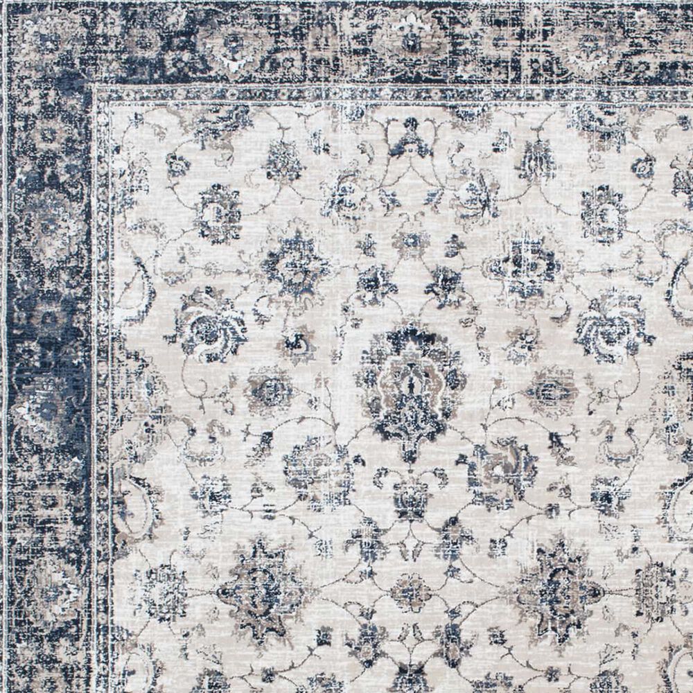 Central Oriental Clearwater Oriel 5&#39;3&quot; x 7&#39;7&quot; Biscuit and Nightfall Area Rug, , large