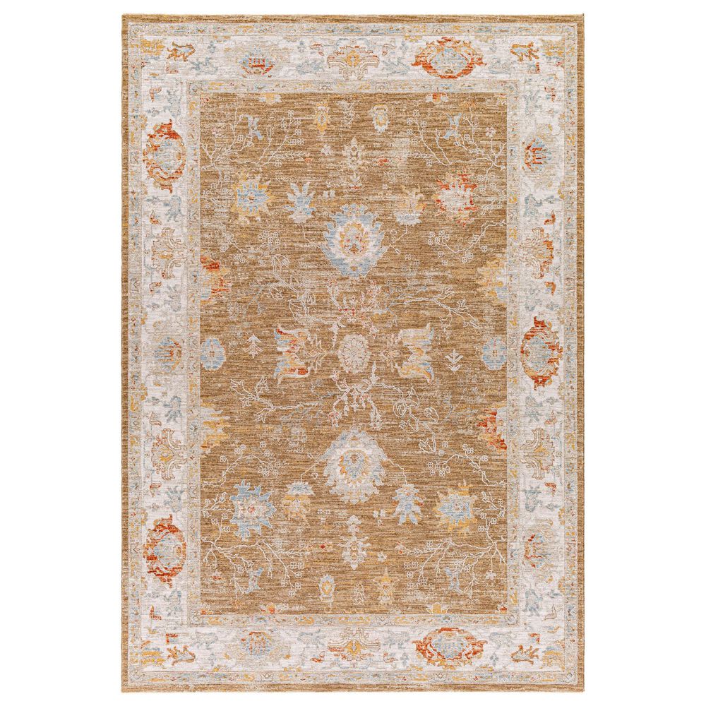 Surya Avant Garde 2"7" x 4" Orange, Blue and Beige Area Rug, , large
