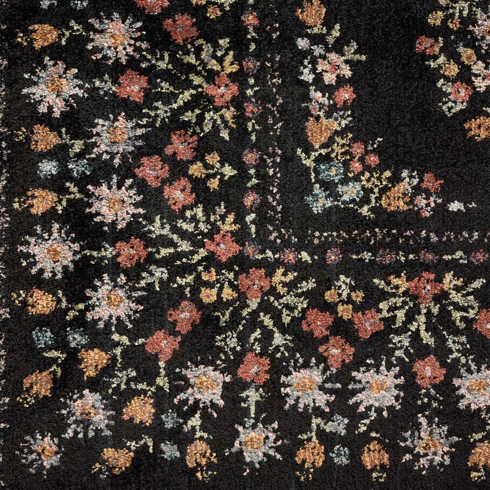 Rifle Paper Co Laurel Eleanor 7&#39;10&quot; x 10&#39; Black Area Rug, , large