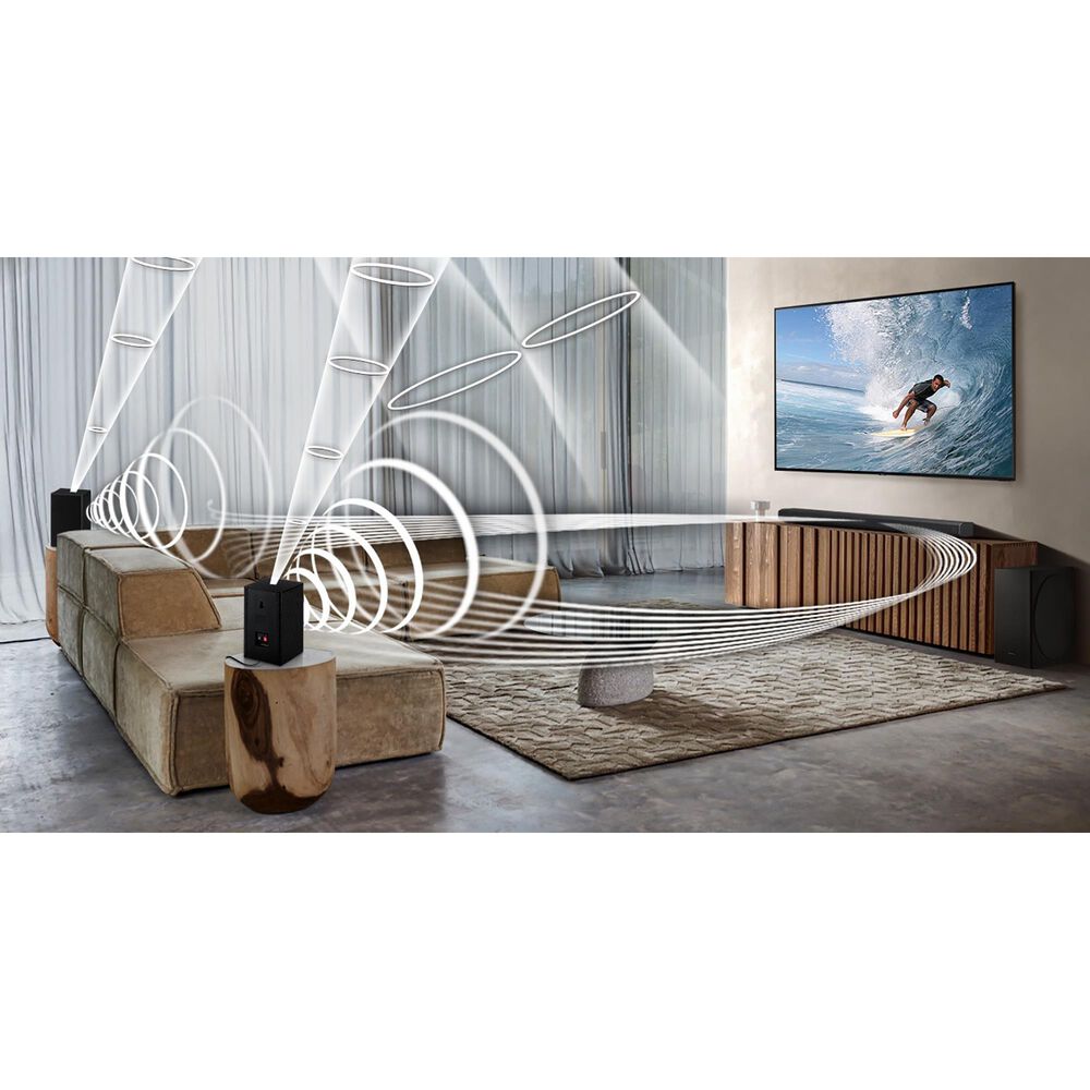 Samsung Wireless Rear Speaker Kit with Dolby Atmos in Black, , large