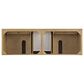 James Martin Vanities Lorelai 72" Double Vanity in Light Natural Oak with 3 cm White Zeus Quartz Top, , large